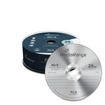 MediaRange Retail-Pack BluRay Cases Single - Boîtier pour vidéo disque Blu- ray - capacité : 1 disque Blu-ray - bleu (pack de 5)